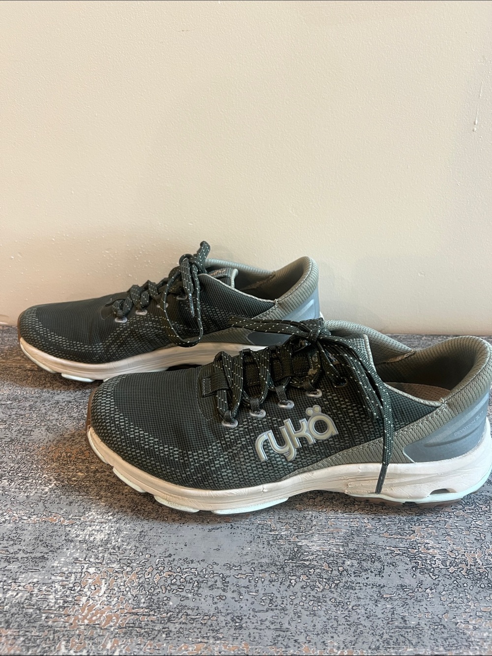 Ryka olive green shoes